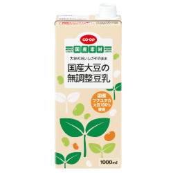 国産大豆の無調整豆乳（フクユタカ）　1000ml