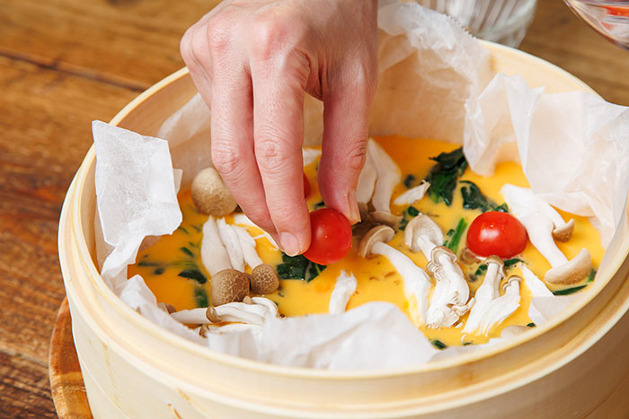 忙しい朝に革命を！せいろで作る、簡単ふわとろオムレツ朝食レシピ_画像09