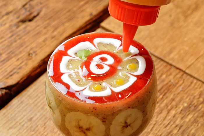 親子で楽しむ！りんごとキウイのスムージーとスムージーアート_画像12