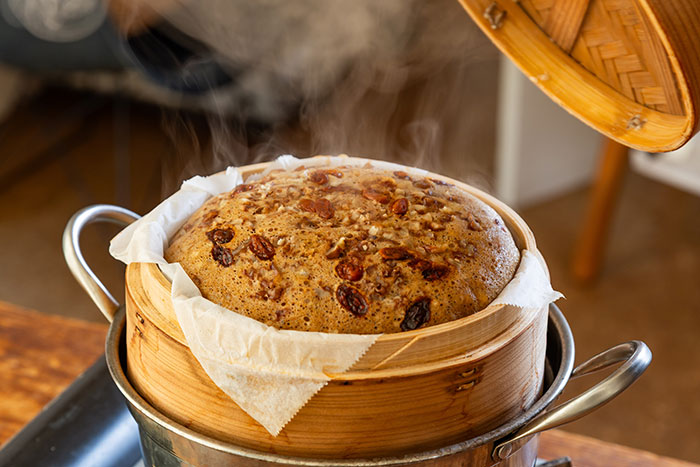 ふわふわもっちり！せいろで作る黒糖と豆乳の「マーラーカオ」レシピ_画像01