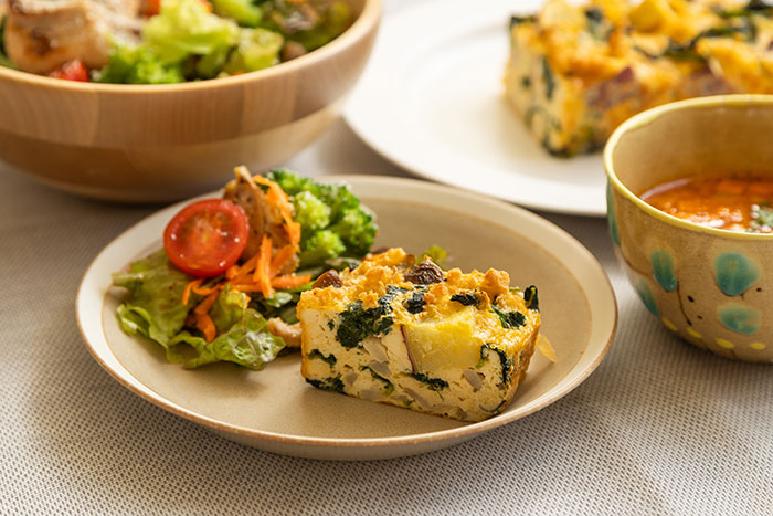 「さつまいもと豆腐のキッシュ風」_画像