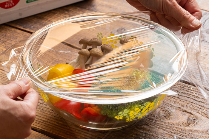 コープ「電子レンジにも強いラップ」の秘密と、親子で簡単レンジ料理♪;