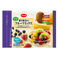 キウイの入った彩り果実のフルーツミックス_画像
