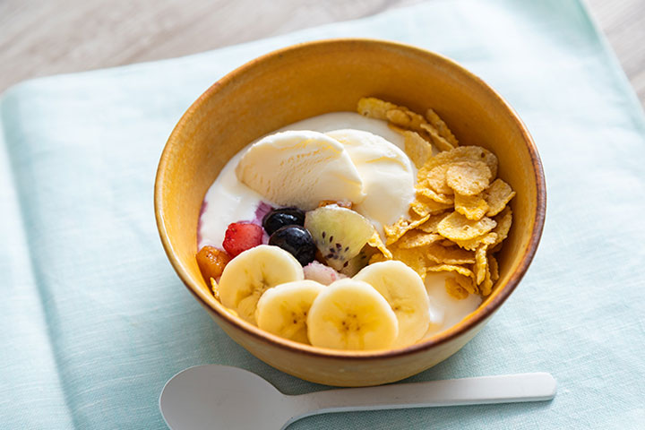 グリークヨーグルト風のカフェボウル_画像